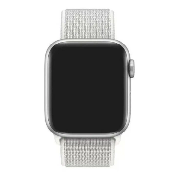 Řemínek Apple Watch MX802AM/A 38/40/41 mm Nike Sport Loop Summit bílá/bílá