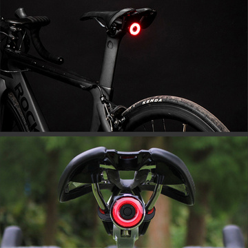 LED rear bike light USB RockBros Smart TL907Q51 for the rear of the bike under the saddle 60lm light red lighting