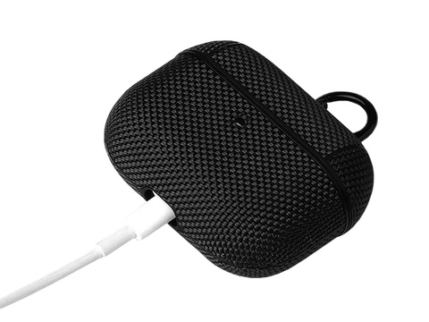 Нейлоновий чохол Alogy Protective case для Apple AirPods Pro Black
