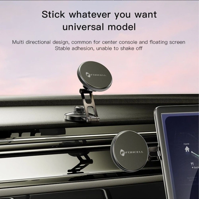 Magnetický držiak do auta Forcell IronSecure MagSafe Metal