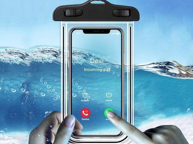 Alogy x2 waterproof case universal waterproof IPX8 up to 6.5" Black