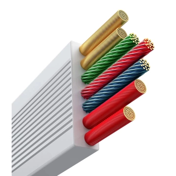 Baseus Free2Draw CB000084 zaťahovací USB-C - Lightning / USB-C / micro USB kábel 100W 1,1m - biely