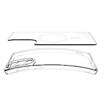 Pouzdro Spigen Ultra Hybrid Mag s MagSafe pro Samsung Galaxy S25 Edge – čiré