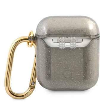 Guess GUA2UCG4GK kryt AirPods czarny/black Glitter Collection