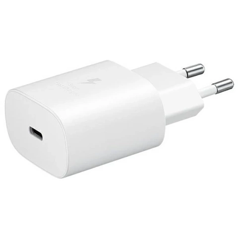 Зарядний пристрій Samsung EP-TA800NW PD 25W USB-C білий/білий