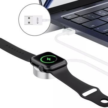 Індуктивний зарядний кабель 120 см UltraBoost Магнітний зарядний кабель для Apple Watch White