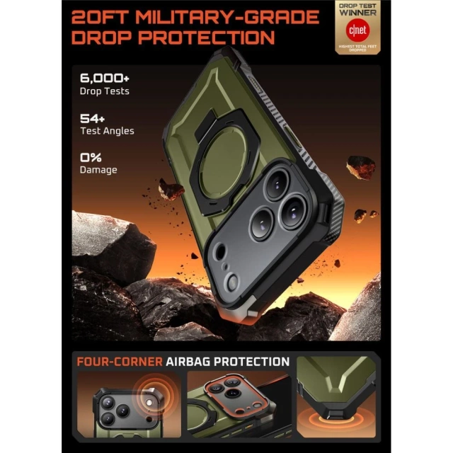 Etui Supcase UB Grip Mag MagSafe do iPhone 17 Pro Guldan