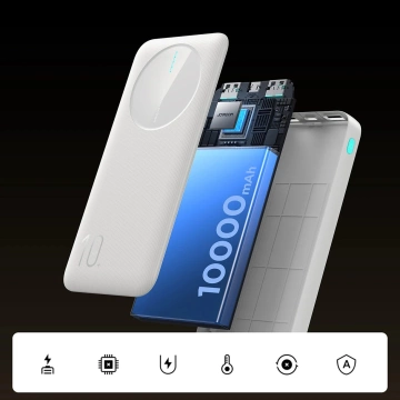 Зовнішній акумулятор Joyroom 10000mAh 12W 3 порти швидкої та безпечної зарядки