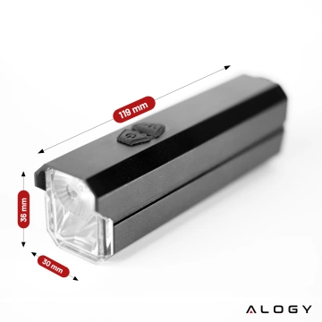 Lampka rowerowa Alogy przód LED przednia światło roweru bardzo mocna 1200lm 4000mah oświetlenie wodoodporna światełko na rower czarna