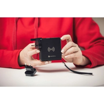 Bezdrôtová cestovná nabíjačka POWERBANK Forcell 5v1 10000mAh PD QC