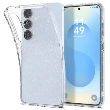 Чохол для Samsung Galaxy S25 Glitter Crystal Spigin Liquid Crystal