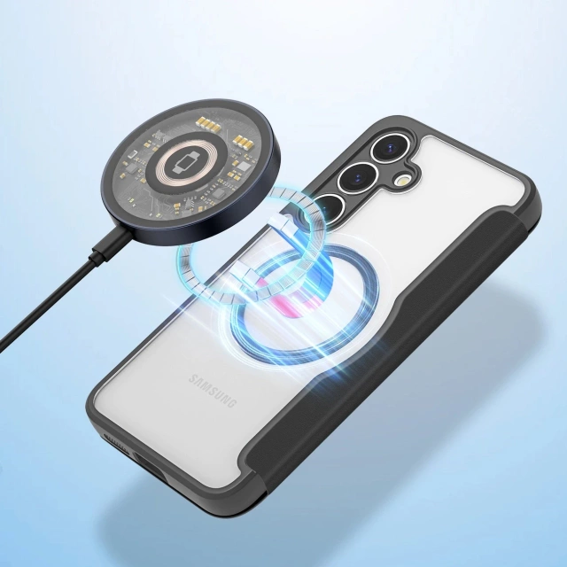 Puzdro MagSafe pre Samsung Galaxy S25 Dux Ducis Skin X Pro čierne
