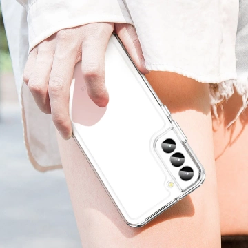 Ochranné pouzdro na telefon Outer Space Case pro kryt Samsung Galaxy S23 Plus s flexibilním rámečkem průhledné