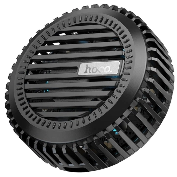 Indukčná nabíjačka Hoco 2v1 15W Qi MagSafe s ventilátorom – čierna