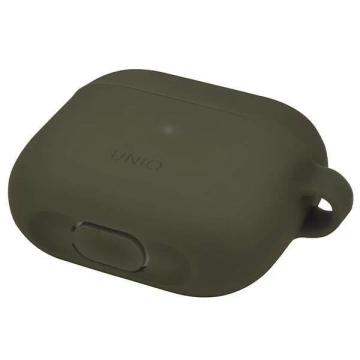 Ochranné pouzdro UNIQ Vencer pro AirPods Pro 2. gen. Silikonově zelená/mechově zelená
