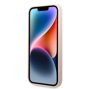 Karl Lagerfeld KLHMP14MSNIKBCP pouzdro pro iPhone 14 Plus 6,7" pevný obal silikonový Ikonik Magsafe růžový/růžový