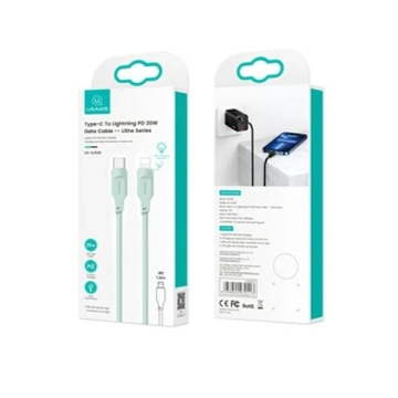 USMAS USB-C auf Lightning PD Schnellladekabel 1,2 m grün