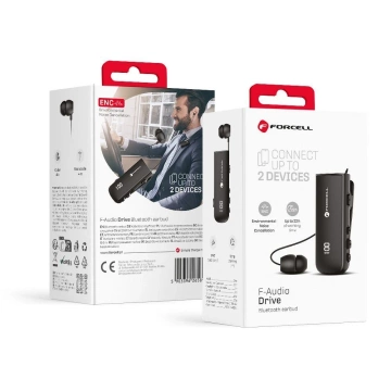 Bezdrôtové Bluetooth 5.3 slúchadlá Forcell F-Audio Drive EarBud čierne