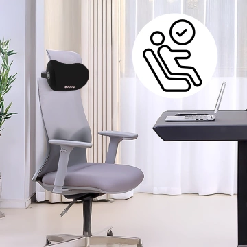 Alogy Car Polštář na opěrku hlavy, Memory Foam Black
