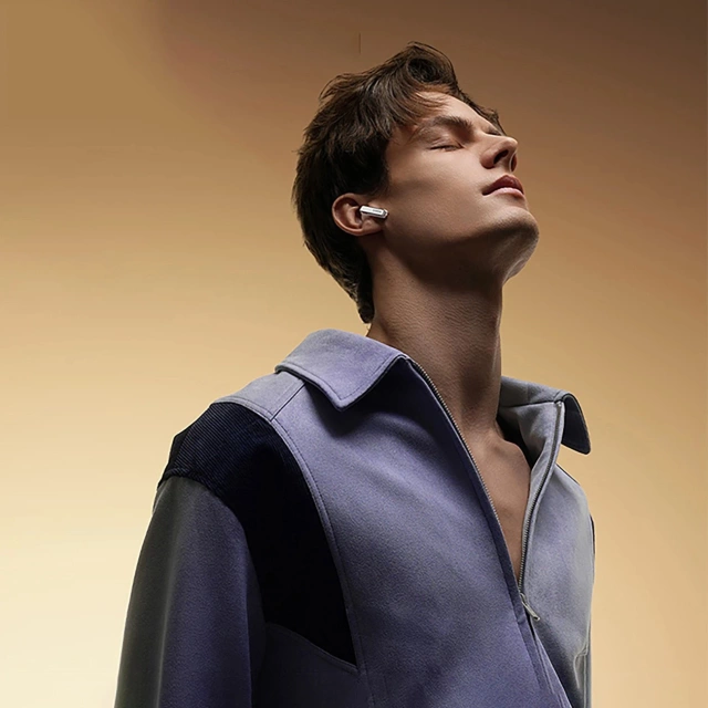 Słuchawki Baseus Bowie M2s Ultra TWS z ekranem LCD – białe