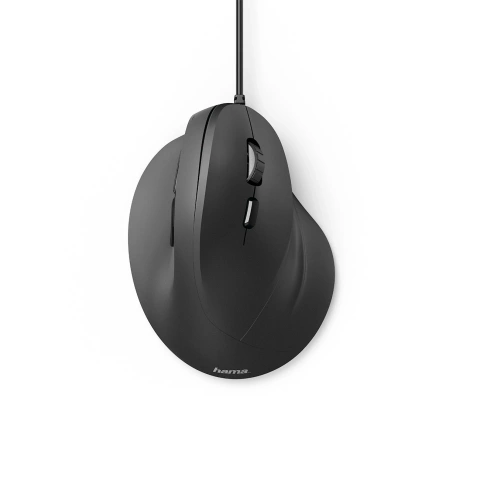 Mysz przewodowa Hama EMC-500 ergonomiczna pionowa czarna