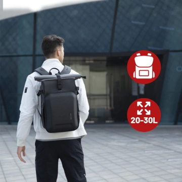 Mark Ryden Kamera- und Ausrüstungsrucksack, wasserdicht, 30 l Fassungsvermögen, stoßfestes EVA-Material, mit Fächern für Zubehör und einen 15,6-Zoll-Laptop (48 × 27 × 19 cm) – Schwarz