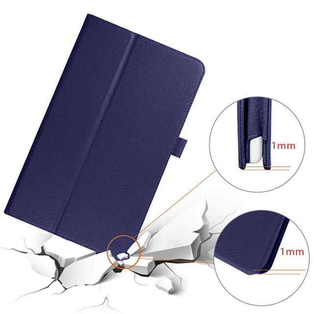 Pouzdro Alogy Cover Stand pro Samsung Galaxy Tab A7 T500 Navy Blue