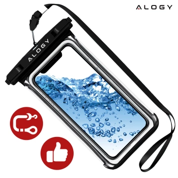 Vodotěsné pouzdro Alogy voděodolné univerzální IPX8 až 6,5 Black