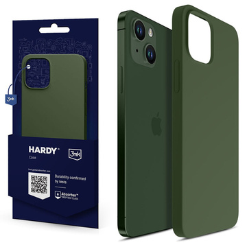 Etui für Telefon 3mk für Apple iPhone 13 Hardy Silicone MagCase Alphine Green