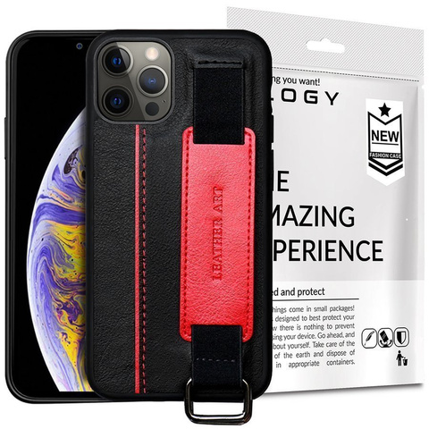 Alogy Leather Case for Apple iPhone 12/ 12 Pro 6.1 Black