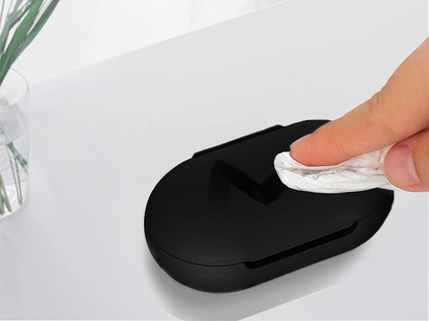 Silikónové tenké puzdro Alogy pre Samsung Galaxy Buds / Buds Plus Black