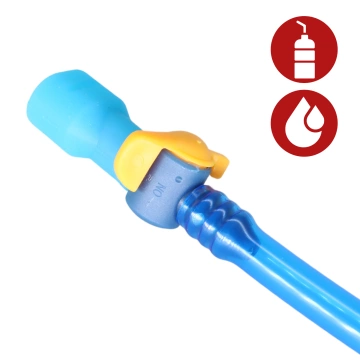 Fahrradrücklicht für das Heck des Fahrrads, LED-Beleuchtung, Rücklicht, rotes Aluminium, wasserdicht, IPX4, 50 lm, Alogy