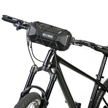 Сумка для велосипеда Wildman XT17 1L на винос PU EVA водонепроникна чорна