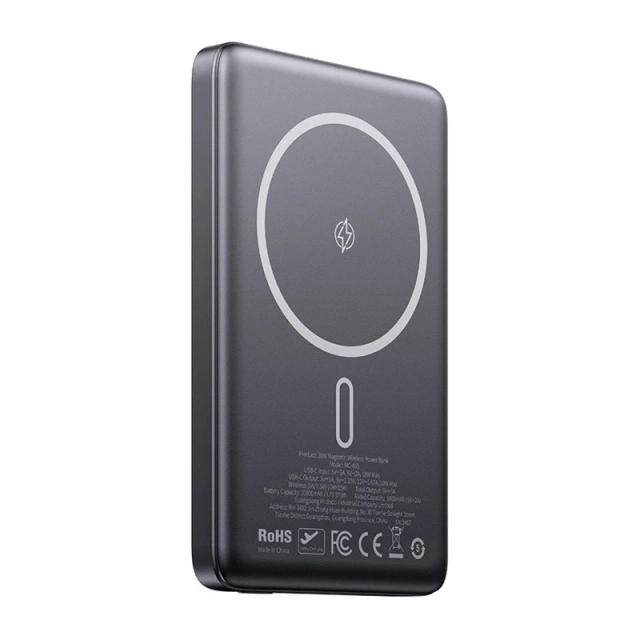 Powerbank magnetyczny MagSafe Mcdodo Black 10000mAh 20W Czarny