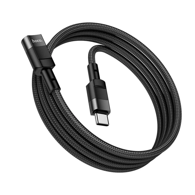 HOCO OTG Adapter Type C (Male) To Type C (Female) 3A U107 1.2M Black