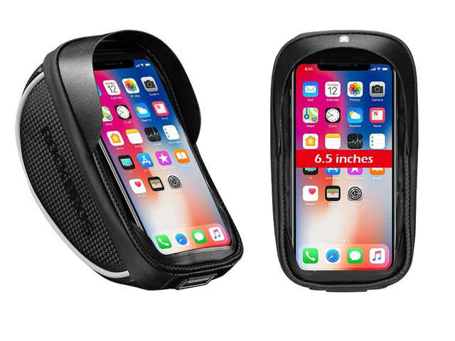 Taška na bicykel držiak telefónu RockBros 010-4BK Black