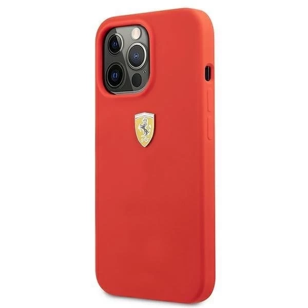 Ferrari FESIHCP13XRE iPhone 13 Pro Max 6,7" czerwony/red Hardcase Silikon