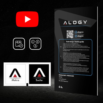 2x захисний чохол для телефону з гідрогелевою плівкою Alogy для Apple iPhone 14
