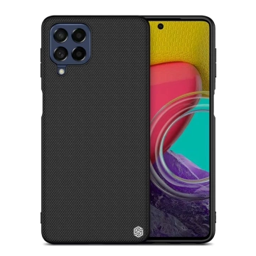 Nillkin Textured Case Strapazierfähige, verstärkte Hülle mit Gelrahmen und Nylon auf der Rückseite Samsung Galaxy M53 5G schwarz