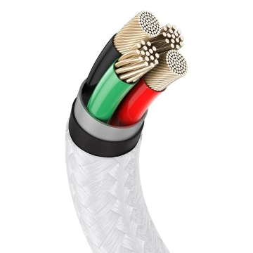 Baseus Cafule kábel USB to Lightning, 2,4 A, 1 m (biely)