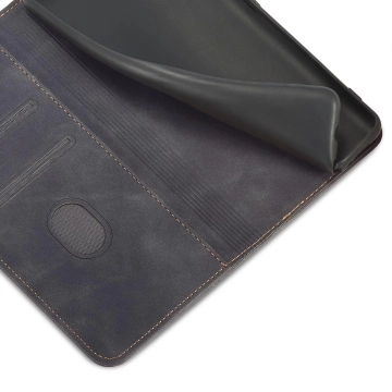 Magnet Fancy Case Case pro Samsung Galaxy S22 (S22 Plus) Pouch Pouzdro na peněženku Black