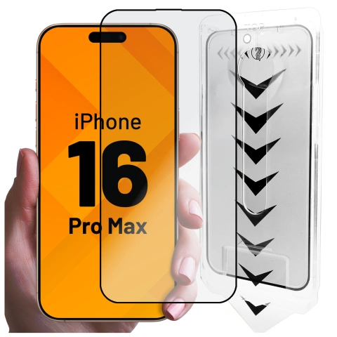 Tempered glass for Apple iPhone 16 screen protector 9H Alogy Heavy Pro ™️