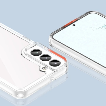 Ochranné pouzdro na telefon Outer Space Case pro kryt Samsung Galaxy S23 Plus s flexibilním rámečkem průhledné