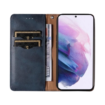 Magnet Strap Case for Samsung Galaxy S22 Ultra case wallet mini lanyard pendant blue