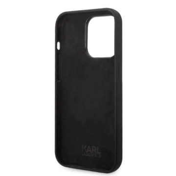 Etui Karl Lagerfeld KLHCP14XSNCHBCK do iPhone 14 Pro Max 6,7" hardcase Silicone Choupette czarny/black