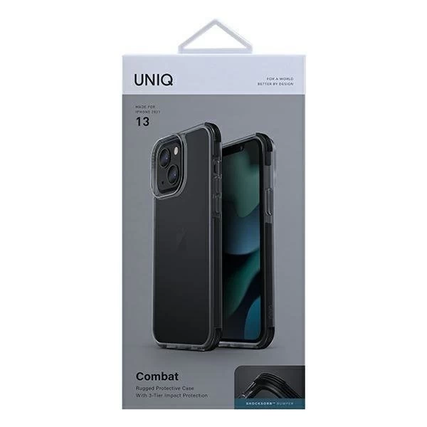 Чохол UNIQ Combat iPhone 13 6.1" black / carbon black