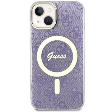 Etui Guess GUHMP14SH4STU pro iPhone 14 6,1" pevný obal 4G MagSafe