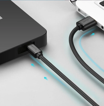 Кабель Ugreen USB - mini USB 480 Мбіт/с 1,5 м чорний (US132 10385)