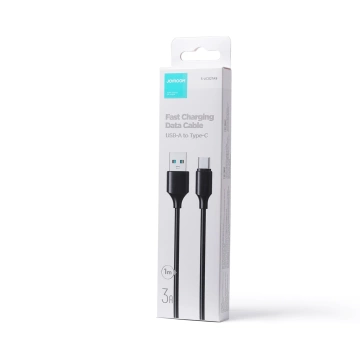 Joyroom charging / data cable USB - USB Type C 3A 1m black (S-UC027A9)