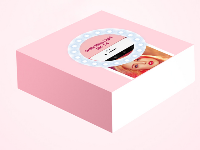 Selfie Ring Light LED RK-14 blue